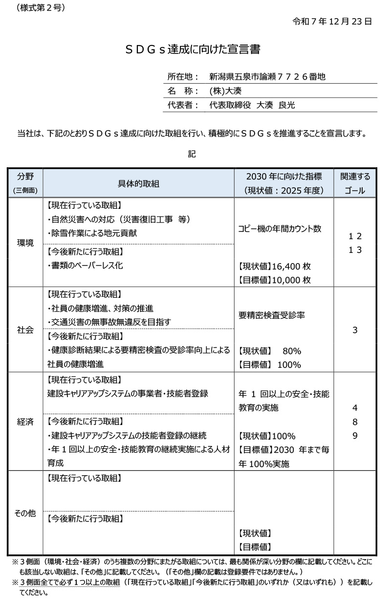 宣言書